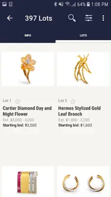 Fortuna Jewelry and Watch Auct android App screenshot 3